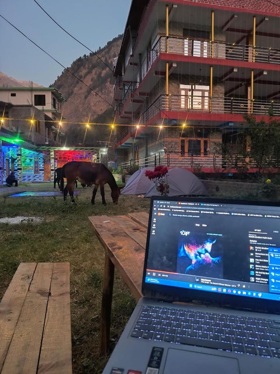 Dog N Hill Hotel Kasol Kültér fotó